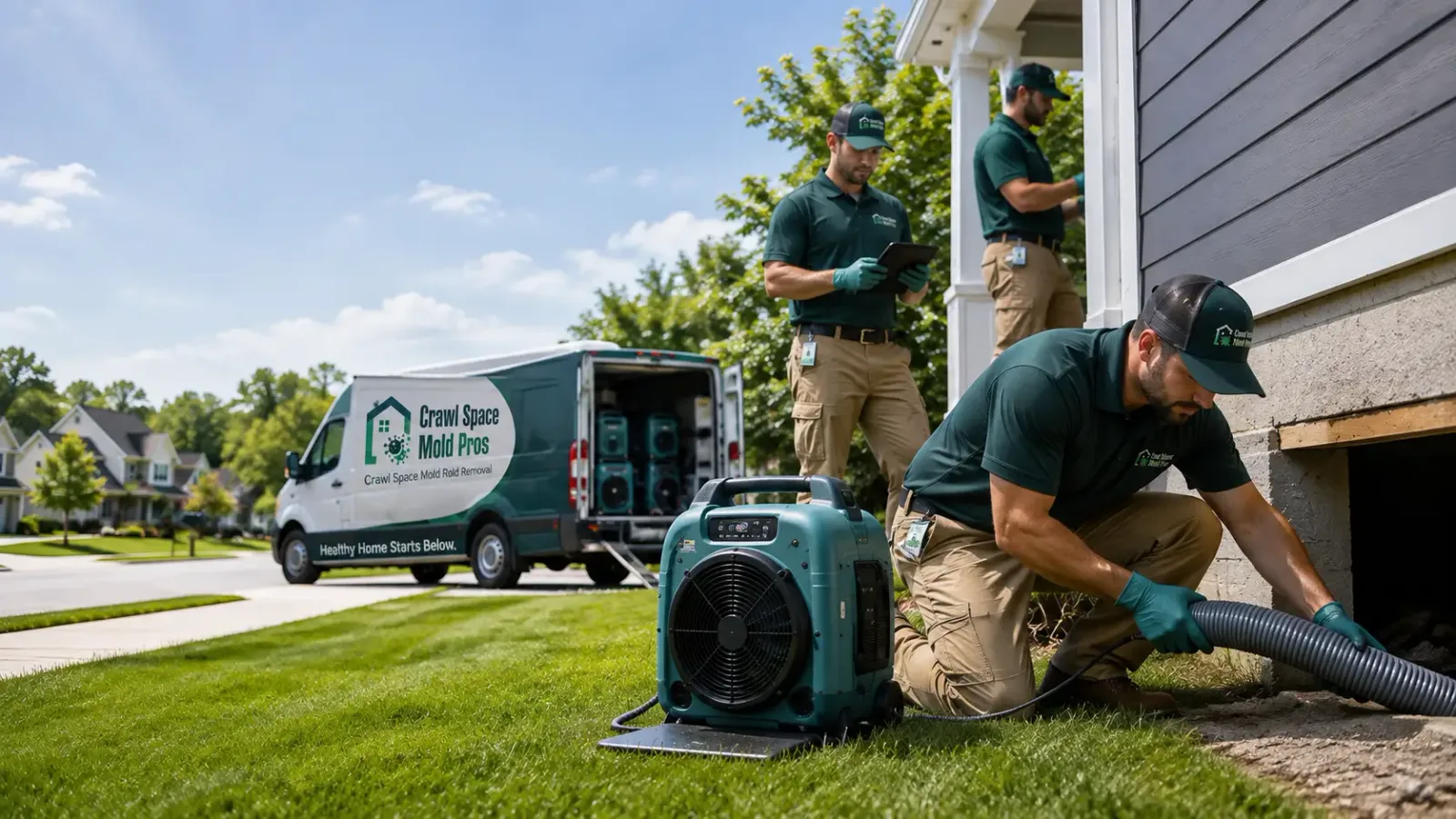 Crawl Space Mold Removal in Jackson, NE